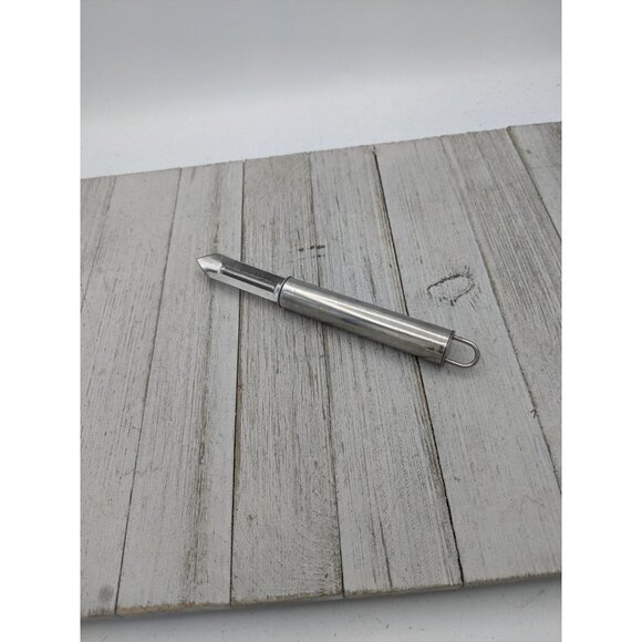 Stainless Steel 2 1/2" Blade Vegetable Fruit Potato Peeler 7" - Picture 1 of 6